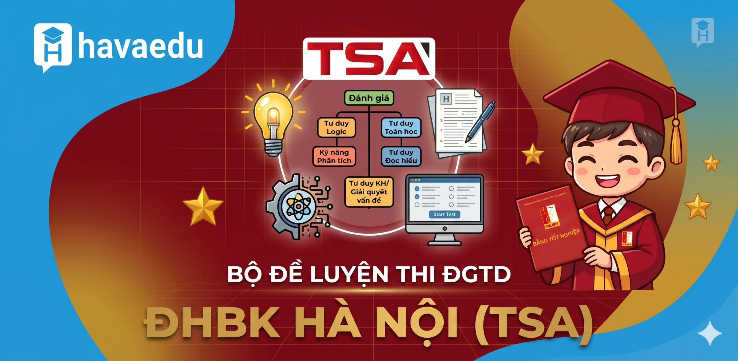 Bộ 35+ Đề Luyện Thi Đánh Giá Tư Duy 2026 ĐHBK Hà Nội