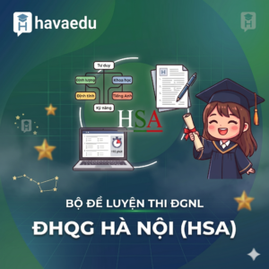 Bộ đề thi Đánh giá năng lực 2026 ĐHQG HN (HSA 2026)
