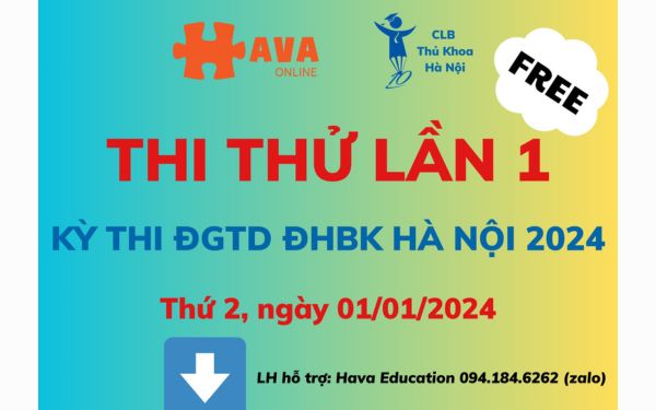 thi thử đánh giá tư duy ở đâu