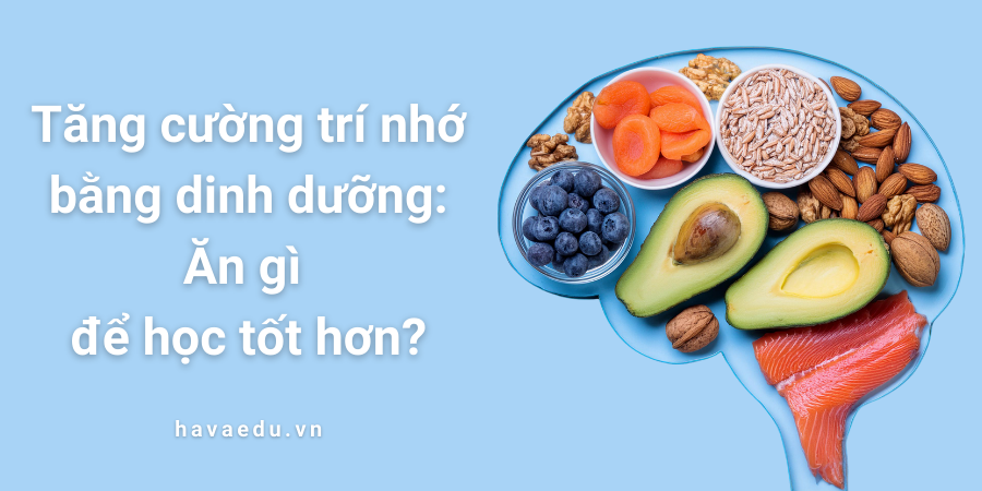 Tăng cường trí nhớ bằng dinh dưỡng: Ăn gì để học tốt hơn?
