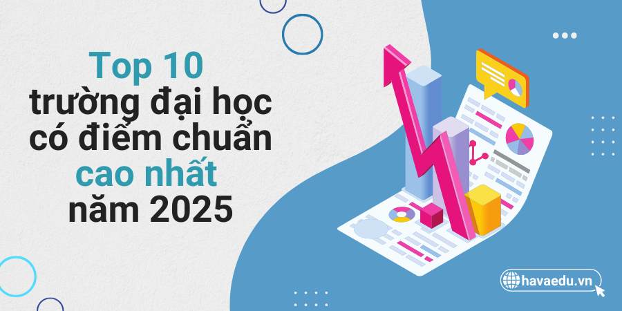Top 10 trường đại học có điểm chuẩn cao nhất năm 2025