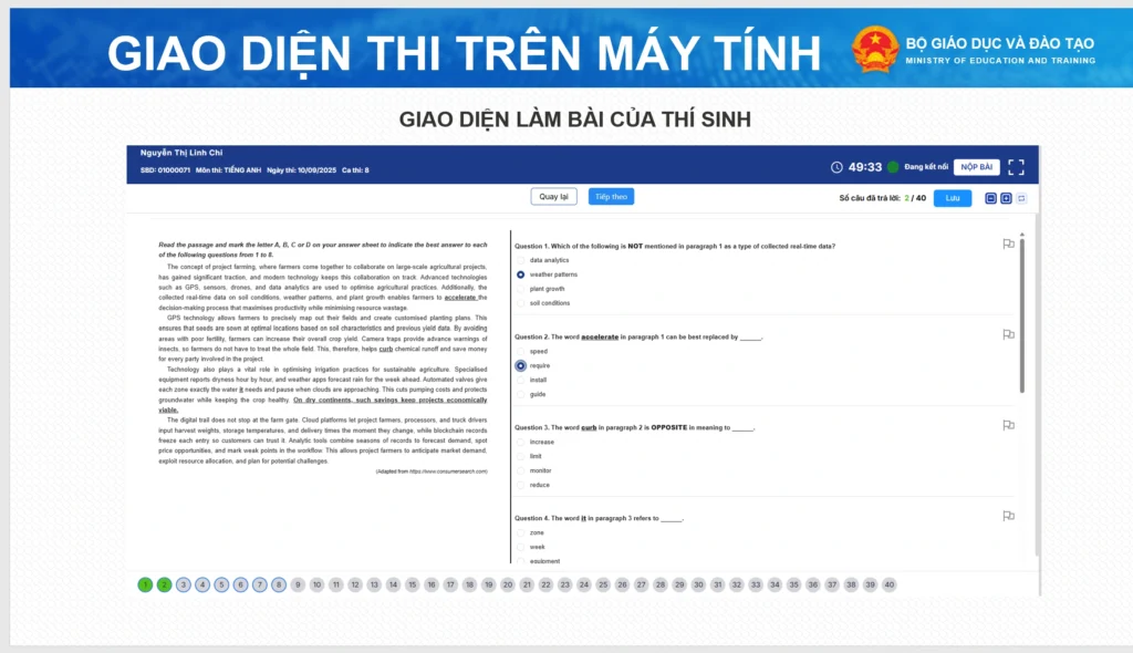 Kỳ thi tốt nghiệp THPT 2026: Những thay đổi và lộ trình chuyển đổi sang thi trên máy tính Kỳ thi tốt nghiệp THPT 2026: Những thay đổi và lộ trình chuyển đổi sang thi trên máy tính