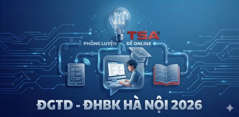 [10 đề] Phòng luyện đề TSA – ĐGTD 2026 ĐHBK Hà Nội